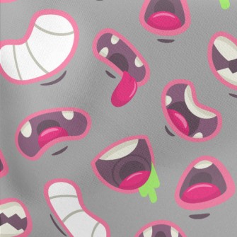 Funny Changing Mouth Lightweight Cotton Poplin