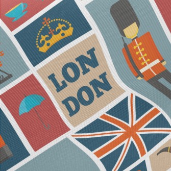 London Guards Ferris Wheel Midweight Cotton Poplin