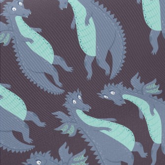 Big-eyed Charizard Midweight Cotton Poplin