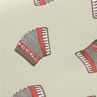 Beautiful Totem Accordion Midweight Cotton Poplin