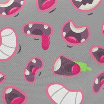 Funny Changing Mouth Midweight Cotton Poplin