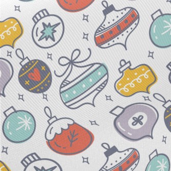 Colorful Totem Christmas Decor Midweight Cotton Poplin