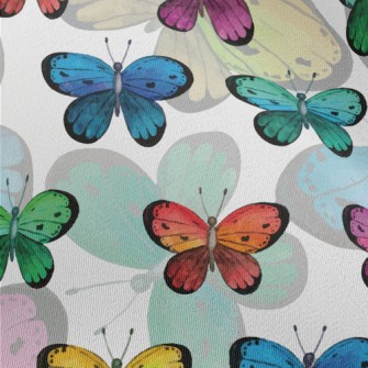 Colorful Butterflies Chiffon