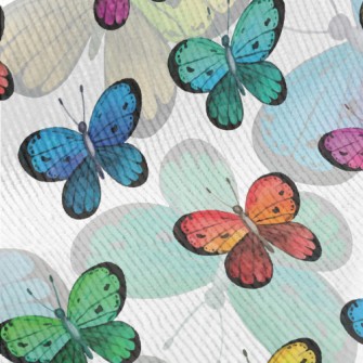 Colorful Butterflies Standard Corduroy