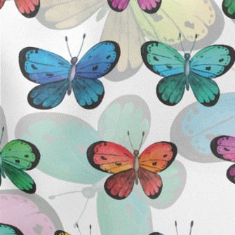 Colorful Butterflies Stretch Ponte