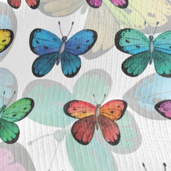 Colorful Butterflies Stretch Jersey