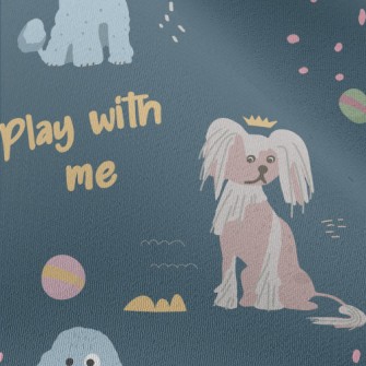Dog Plays With Me Chiffon