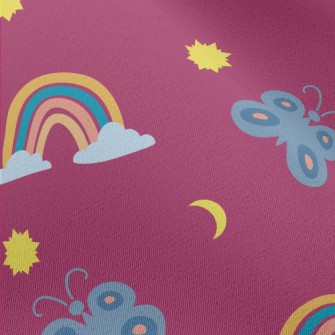 Two-color Butterfly Rainbow Chiffon