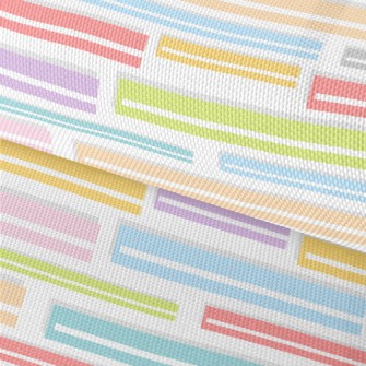 Artistic Strip Waterproof Oxford