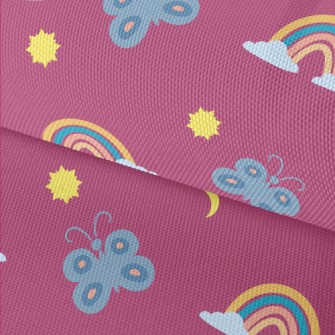 Two-color Butterfly Rainbow Waterproof Oxford