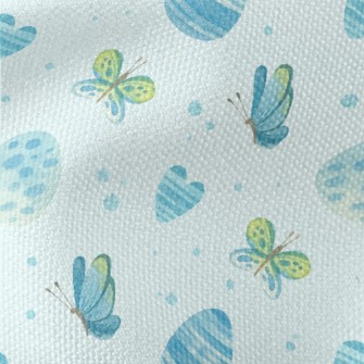 Watercolor Flying Butterfly Waterproof Canvas