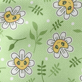 Shiny Eyes Flowers Waterproof Canvas