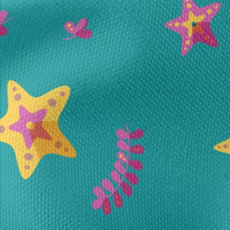 Starfish And Seaweed Waterproof Canvas