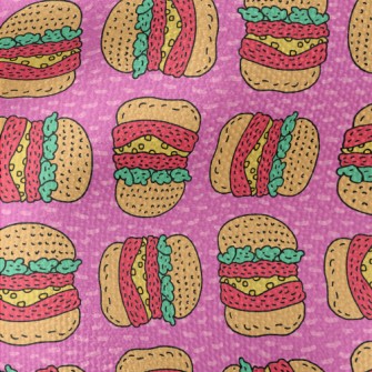 Sesame Cheeseburger Waterproof Canvas