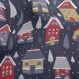 Building Houses In The Snow Athletic Mesh Flat Back