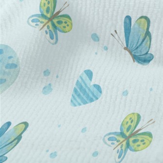 Watercolor Flying Butterfly Terry