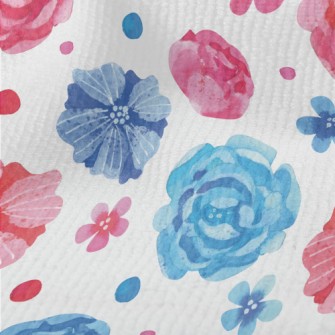 Watercolor Beautiful Flowers Terry