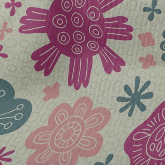 Circle Line Flower Terry