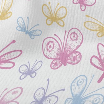 Pink Line Butterfly Terry