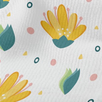 Cute Bright Flowers Terry