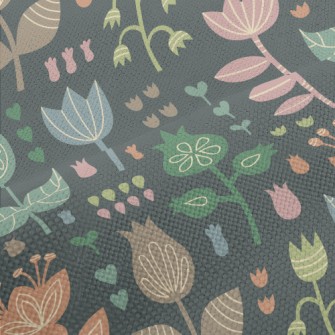 Childlike Cute Flowers Performance Linen