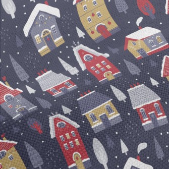 Building Houses In The Snow Performance Linen