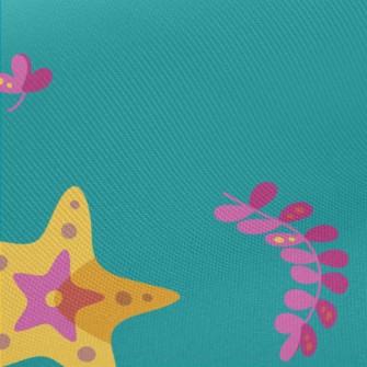 Starfish And Seaweed Twill