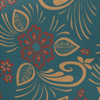 Line Classical Flowers Twill