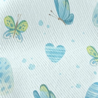 Watercolor Flying Butterfly Standard Corduroy