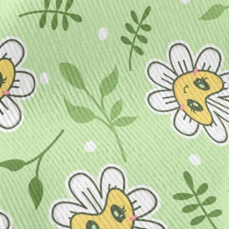 Shiny Eyes Flowers Standard Corduroy