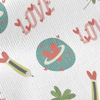 Vintage Love Pencil Leaves Standard Corduroy