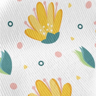 Cute Bright Flowers Standard Corduroy