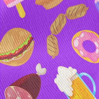 Delicious Meat Fast Food Standard Corduroy