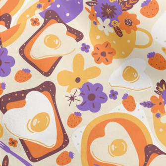 Love Poached Egg Micro Fleece