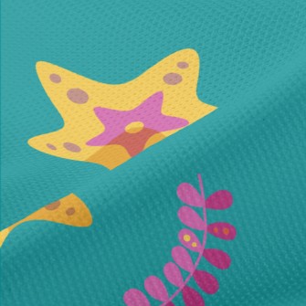 Starfish And Seaweed Piqué