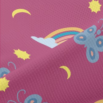 Two-color Butterfly Rainbow Piqué