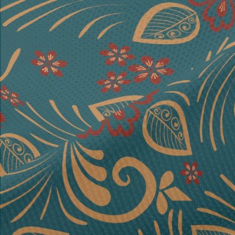 Line Classical Flowers Piqué