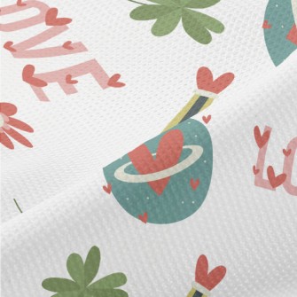 Vintage Love Pencil Leaves Piqué