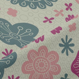 Circle Line Flower Piqué