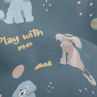 Dog Plays With Me Lightweight Performance Linen