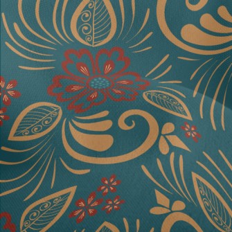 Line Classical Flowers Lightweight Performance Linen