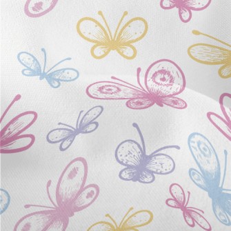 Pink Line Butterfly Lightweight Performance Linen