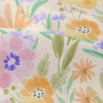 Watercolor Flowers Modern Jersey