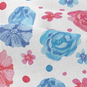 Watercolor Beautiful Flowers Modern Jersey