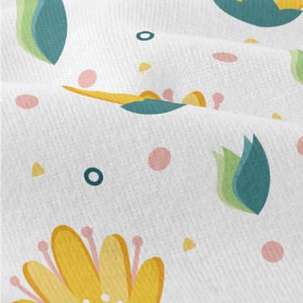 Cute Bright Flowers Modern Jersey