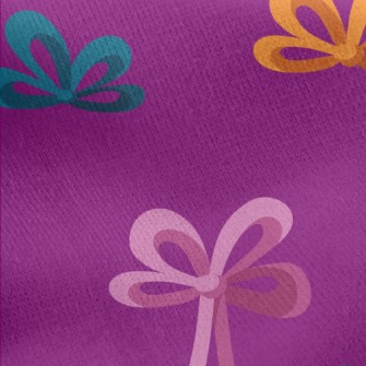 Various Gift Ribbons Jersey Backed Fleece