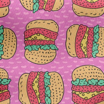 Sesame Cheeseburger Jersey Backed Fleece