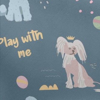 Dog Plays With Me Pongee