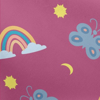 Two-color Butterfly Rainbow Pongee
