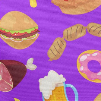 Delicious Meat Fast Food Pongee